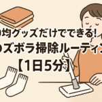 100均グッズだけでできる！私のズボラ掃除ルーティン【1日5分】